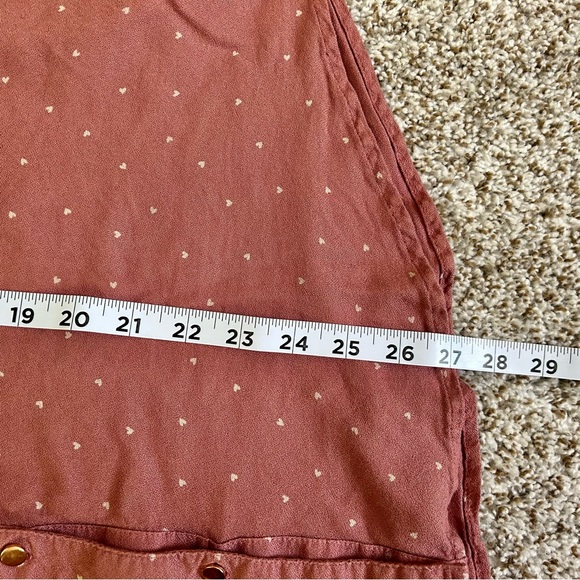 Maurices Pink Polka Dot Heart Tank Top Blouse XL - Picture 5 of 8